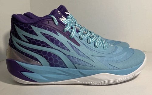 Scarpe da ballo Puma MB.02 da uomo blu viola medio Queen City taglia 11,5 blu viola 379779-01 - Foto 2 di 4