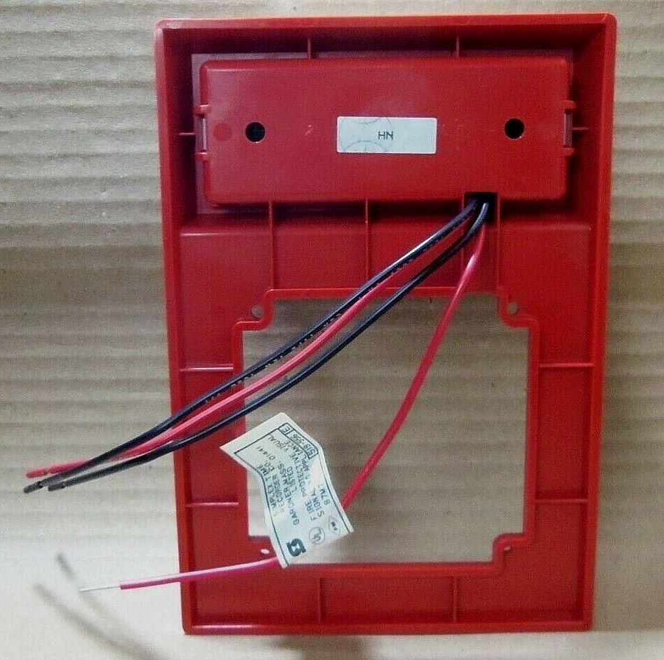 NEW SIMPLEX 4903-9101 AUDIBLE VISUAL 24VDC RED XENON / FIRE ALARM