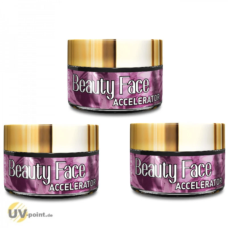SOLEO BEAUTY FACE Accelerator (3x15ml=45ml) crema abbronzante cosmetica solarium