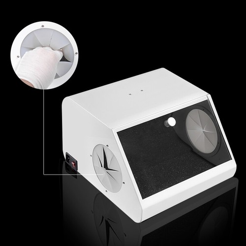 Dental Sandblasting Dust-proof Box with Built-in LED Light Double Suction System - 第 2/24 張圖片