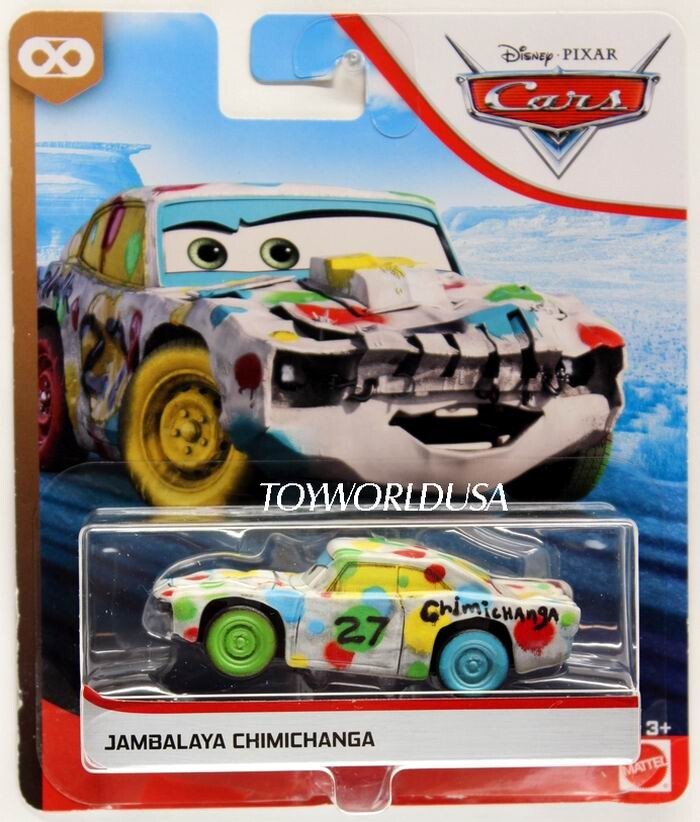 2019 Disney Pixar Cars THUNDER HOLLOW Jambalaya Chimichanga #27 GJY96