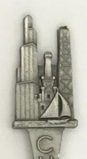 The Windy City, Chicago - Vintage Souvenir Spoon Collectible