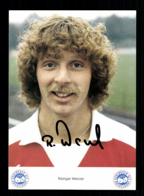 Rüdiger Wenzel autograph card Fortuna Düsseldorf 1980-81 original + A 206639