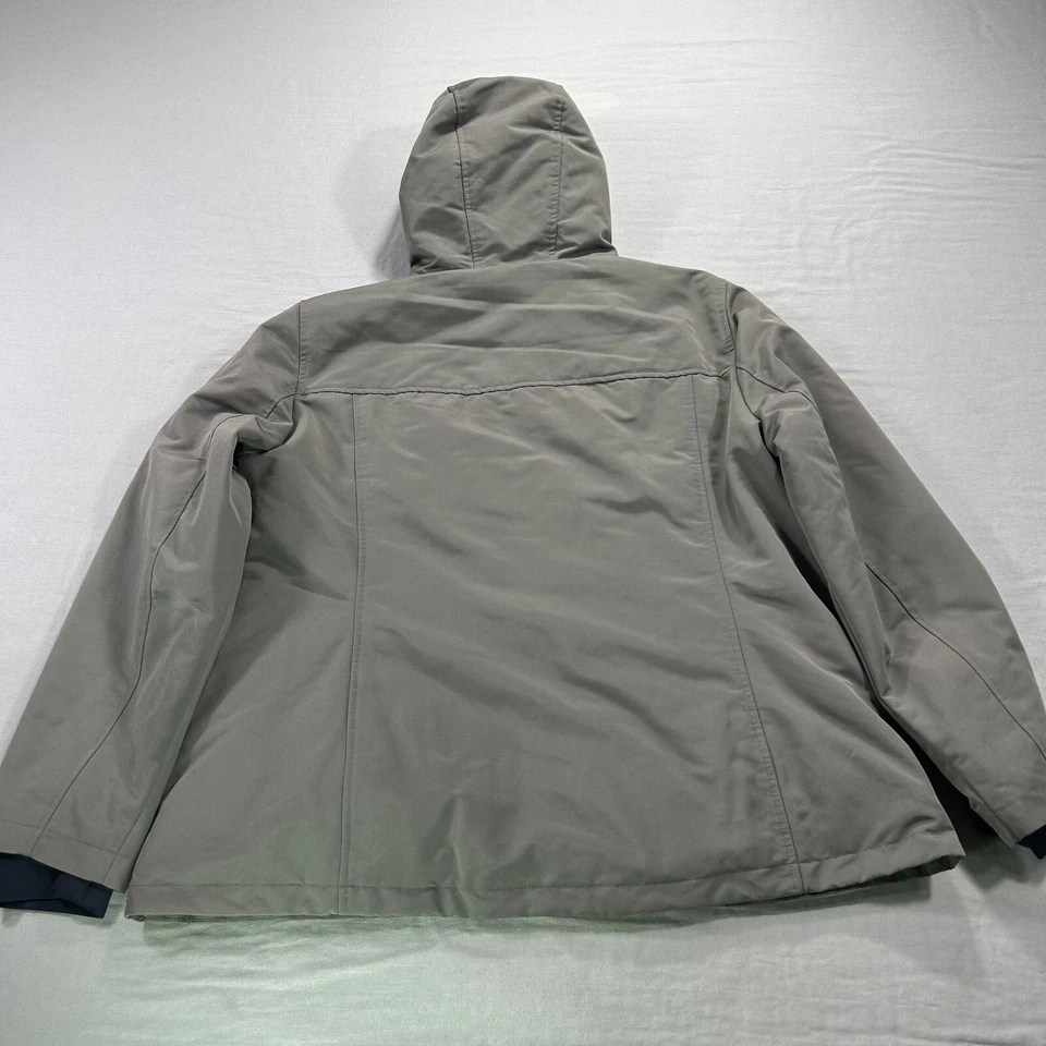Tommy Hilfiger Chaqueta Mujer 2XL XXL Gris Forrado de Vellón Con Capucha Softshell Abrigo Foto 2 de 4