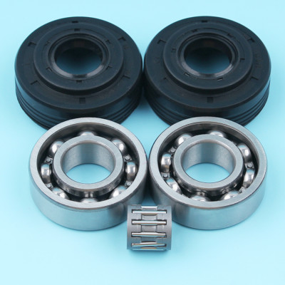 #ad Crankshaft Crank Bearing Oil Seal Kit for HUSQVARNA 340 340e 345 345e 350 EPA $10.99