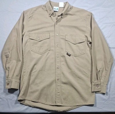 Stanco Westex Endura Ultra Soft FR Tan HRC2 button-up shirt Medium US7412TN