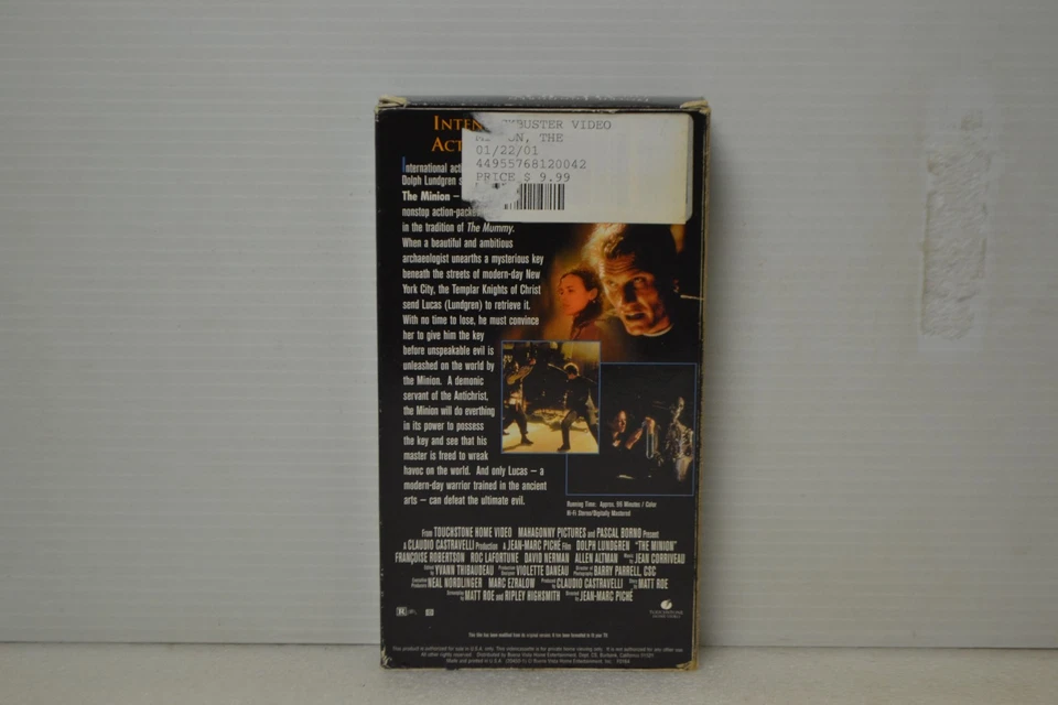 The Minion (VHS 1998) Action-Horror-Dolph Lundgren Cult classic Foto 2 de 3