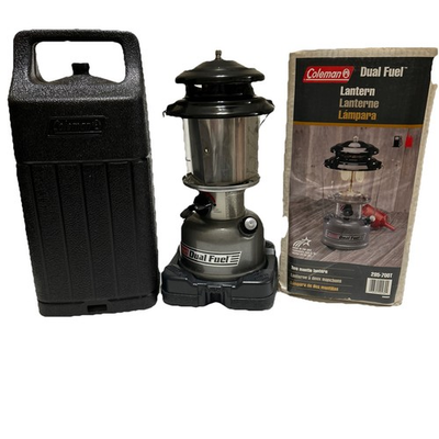 #ad Vintage Coleman 285 700T Dual Fuel 2 Mantle Lantern Case amp; Box New Unfire NOS $109.99