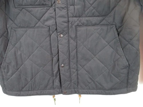 -NWT Relwen Quilted Thermal Tanker Jacket Men's Jacket No. 103700 Black Sz L image 6