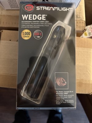 Streamlight Wedge Rechargeable Flashlight 1000 Lumens USB Charging