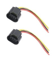 2PCS Headlight Connector,Car Accessories 9008 H13 Female Socket Car Headlight