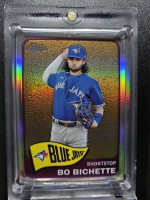 BO BICHETTE RARE REFRACTOR  HOLO SP INVESTMENT CARD BLUE JAYS