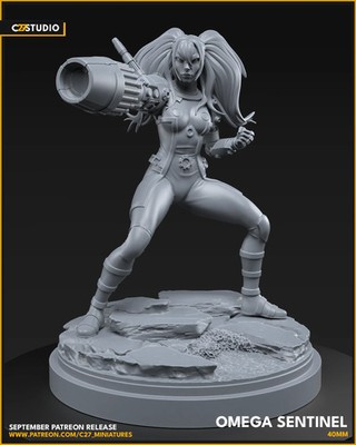 Omega Sentinel 40mm Scale Miniature | Crisis Protocol Proxy | C27