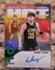 2023-24 NBA Hoops Premium Stock Johnny Juzang Hot Signatures Auto Utah Jazz