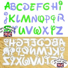 Disney Alphabet Metal Cutting Dies, Cartoon Font, Card Making, Paper Crafts, C4