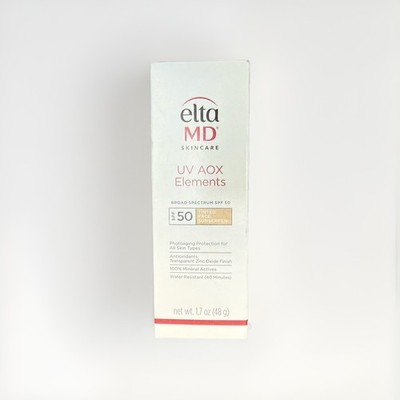 Elta MD UV AOX Elements Broad Spectrum SPF 50 Tinted 1.7oz | Hydrating