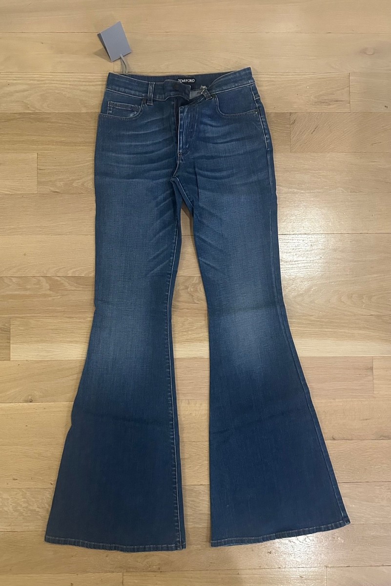 Tom Ford Flared Jeans – New With Tags – Size 28 – Washed Blue.