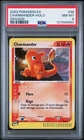 2003 POKEMON EX DRAGON #98 CHARMANDER-HOLO PSA 8