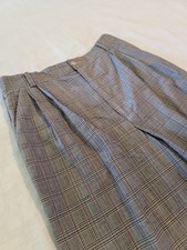 Women's Vintage Maren Plaid Black Grey And Pink Pants Size 10