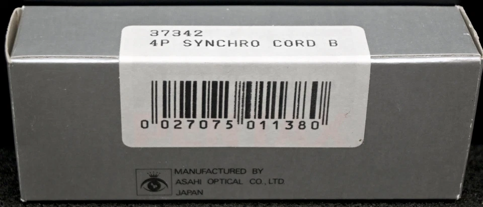 Cable sincronizado Pentax 37342 4P B - Cable sincronizado flash vintage - Nuevo en caja Foto 4 de 4
