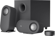Logitech - Z407 2.1 Bluetooth Computer Speaker System 3-Piece Black 980-001347