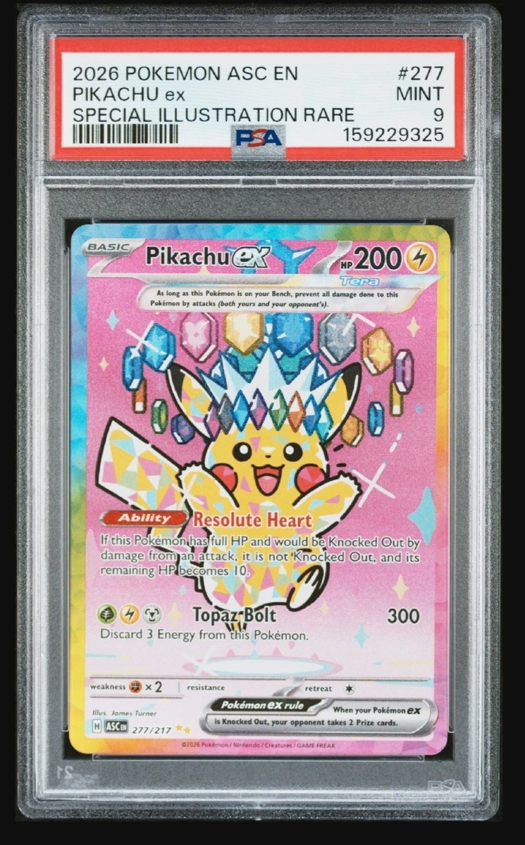Pikachu Pokémon TCG Professional Sports Authenticator (PSA) Grade