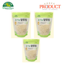Organic Story Rice Puff Snack 80g x 3 Pack 100 Organic Rice Sugar Baked