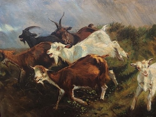 Tableau Ancien Peinture Huile