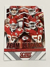 2015 Score Football Team Leaders - Alex Smith & Travis Kelce - Chiefs