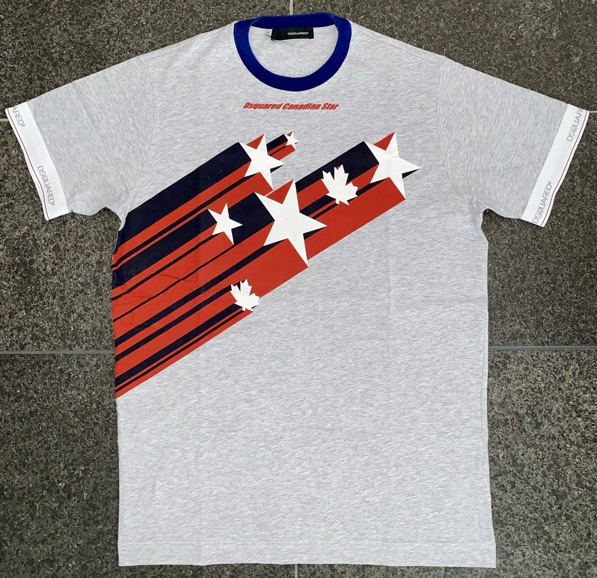 T-shirt Dsquared2 Arc-en-Ciel Jumeaux - Haut De Créateur Homme, Coton Blanc, Taille Régulière