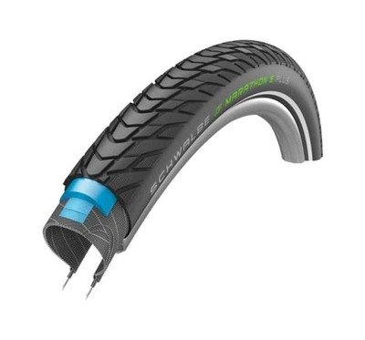 Rigid tire for bicycle MARATHON E-PLUS 28x2.00 HS498 PERF TWINSKIN SMART DUALG A