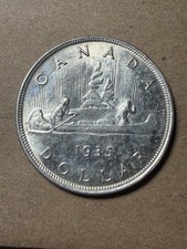 1935 Canadian Silver Dollar - As Shown! (#2455)