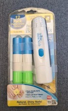 Ped Egg Bare Nails 12 Replacement Rollers + Cordless Electronic Care Unit NIP