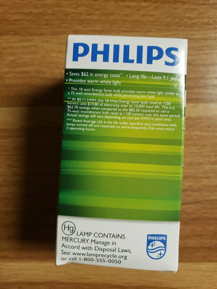 Philips Energy Saver 75W Equivalent Soft White GU24 Base T2 Spiral CFL Light - Image 4 of 4