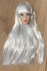 Vintage Mod Barbie Doll Head Full Platinum Reroot GORGEOUS!!