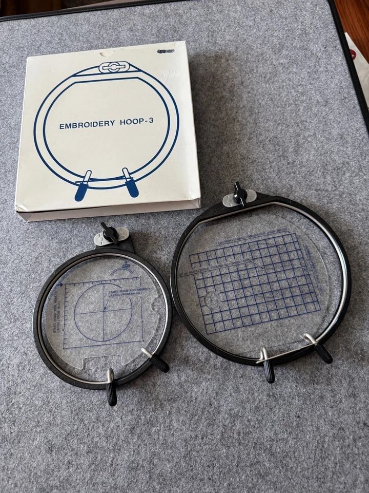 2 JANOME Sewing Machine Embroidery Hoop -2 & hoop- 3 - Image 2 of 4
