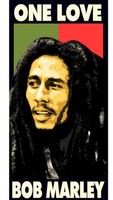 Bob Marley One Love Beach Towel Bob Marley One Love Beach Towel