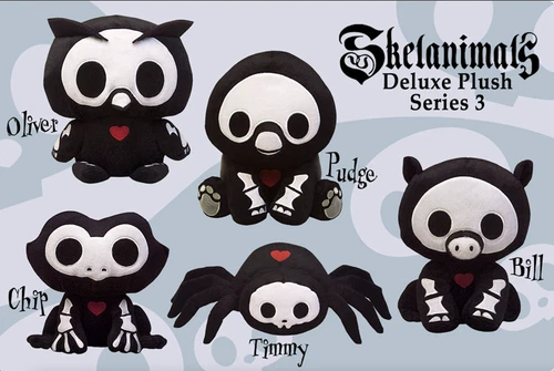Skelanimals Deluxe Series 3 Plush RARE - New with tags. Still in bag - 5 Choices - product listing photo