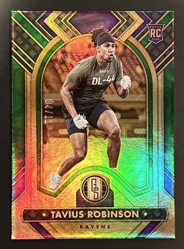 2023 Panini Gold Standard Tavius Robinson FOTL Emerald Rookie Card RC /11 #185