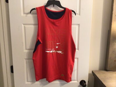 Nike Hoops Champions Men's Versatile Red Tank Dri-Fit Size M FN1852-657