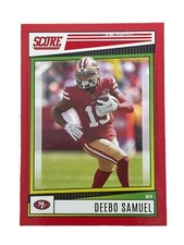 Excellent: 2022 SCORE Red Deebo Samuel San Francisco 49ers Trading Card
