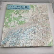 Vintage Mount McKinley Coburn Design Jigsaw Puzzle