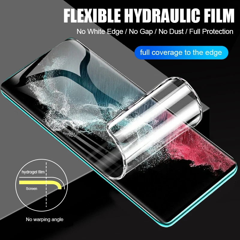 Hydrogel Screen Protector For Samsung S24 Ultra S23 S22 S21 FE A54 A34 Full Film - Image 2 of 4