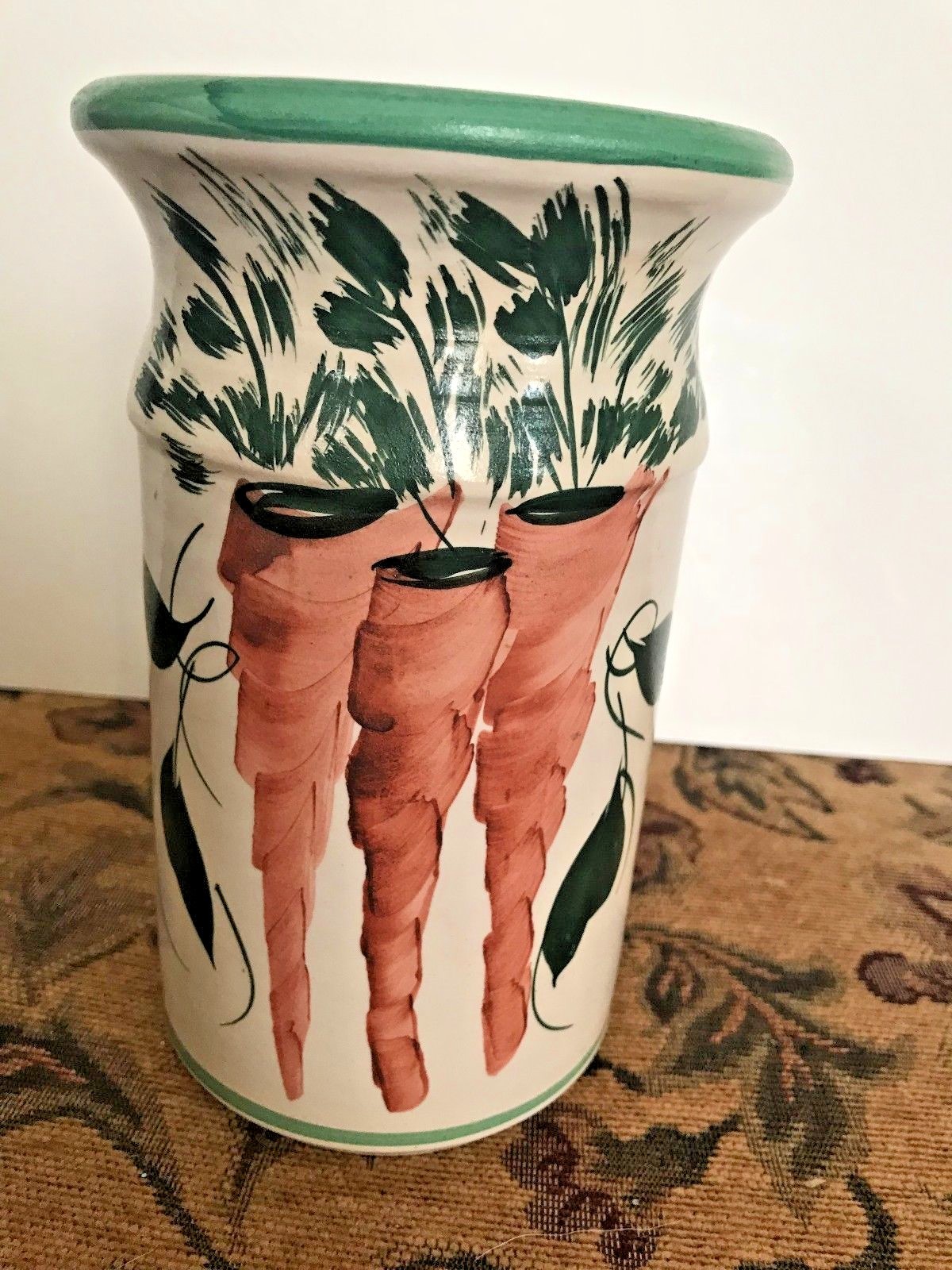 Patton Handmade Stoneware Pottery Costa Mesa, CA Vase/Utensil Holder eBay