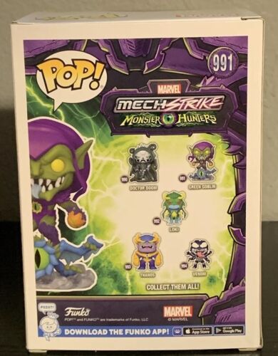 Funko Pop! Figura Duende Verde #991 Marvel Mech Strike Monster con Protector - Imagen 4 de 11
