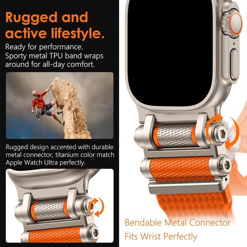 Rubber Sports Band For Apple Watch Series 10 9 8 7 6 5 4 iwatch Ultra2 TPU Strap - 第 7/24 張圖片