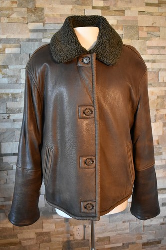 COLEBROOK \u0026 CO. FAUX FUR BROWN LEATHER 