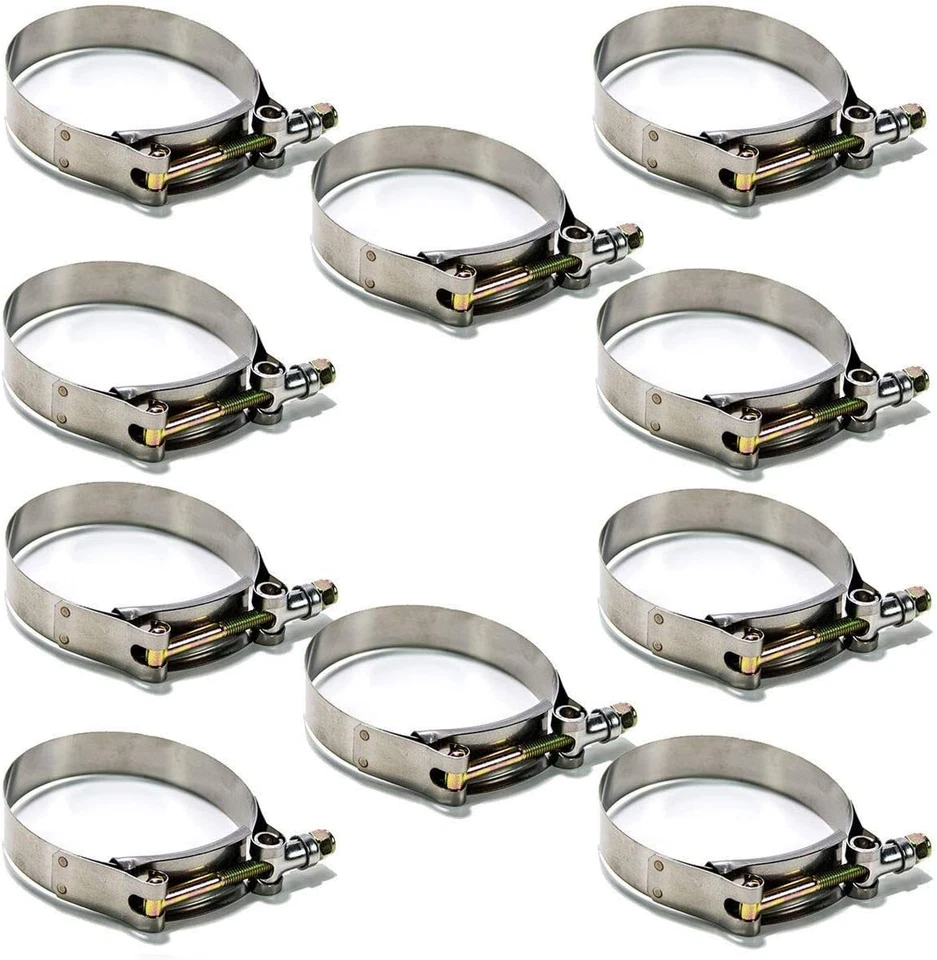 2" DIY Polished Intercooler Piping w/ U Pipe Black Silicone Coupler + Clamp Kit - Image 4 of 4