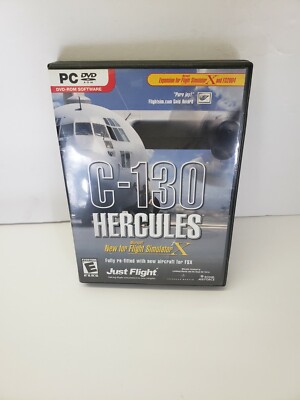 C-130 HERCULES Just Flight PC DVD-ROM Expansion for Flight Simulator X and 2004