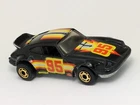 Vintage Hot Wheels 1974 Hong Kong HK PORSCHE P-911 Black #95 Gold Hot Ones FAST